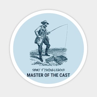 Sport Fishing Legend Master of the Cast Magnet